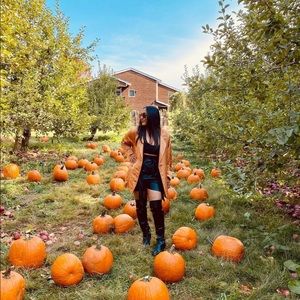 Zara faux leather paperbag shorts